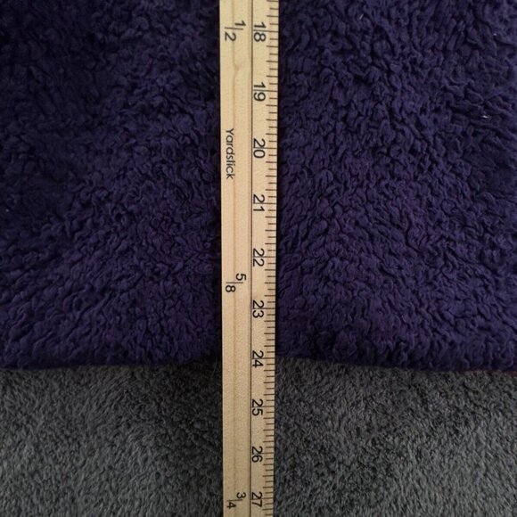 Patagonia Women Jacket Sherpa Fleece Purple Small Full Zip Soft W/ Pockets Lined - Picture 3 of 16